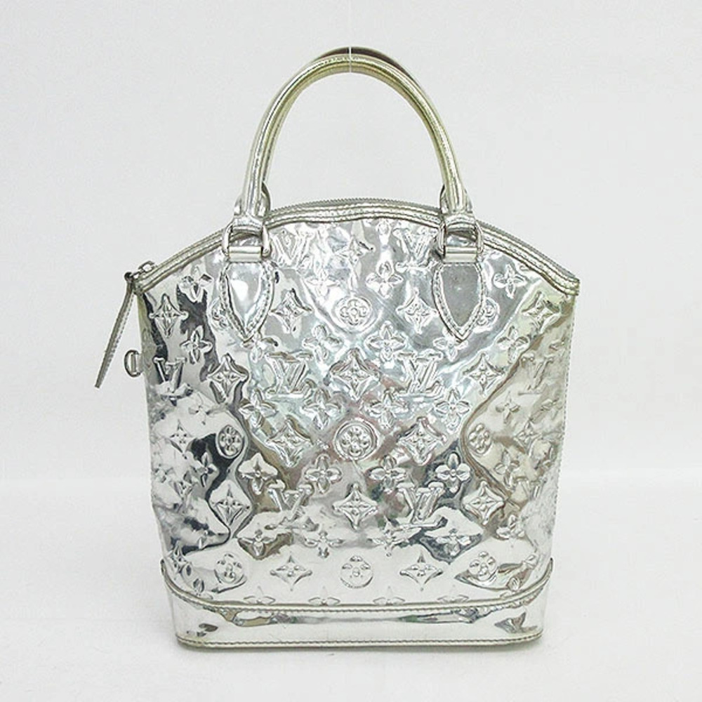 LOUIS VUITTON Monogram Miroir Lockit Handbag Argent